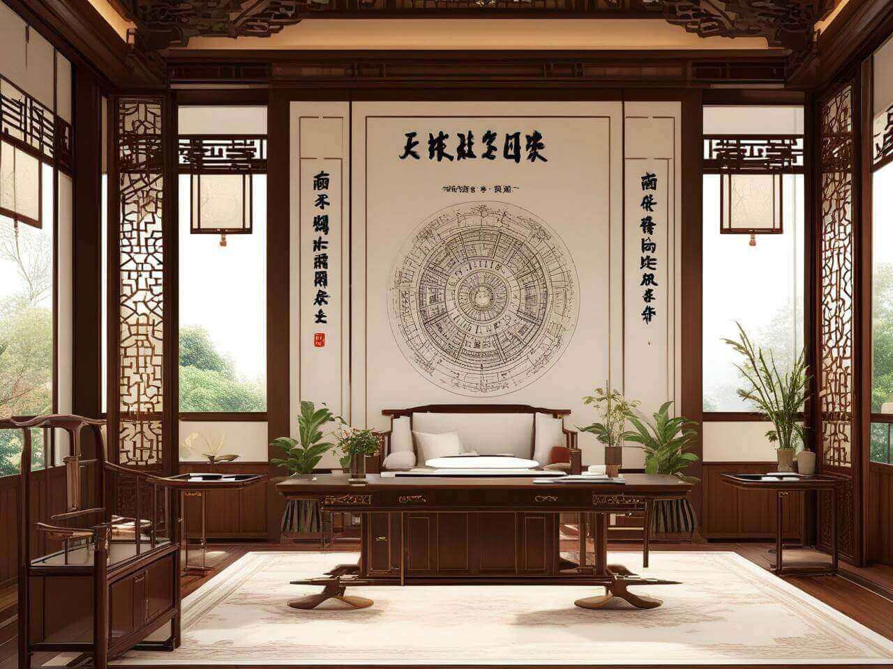 Commercial storefront and business space used for business feng shui planning