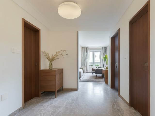 Home entrance and door alignment for feng shui review